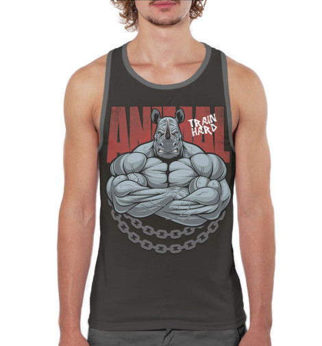 

Майки борцовки Print Bar, Белый, Train Hard