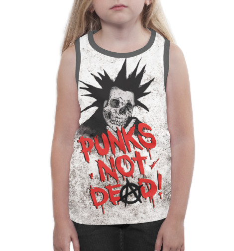 

Майки Print Bar, Белый, Punks not Dead!