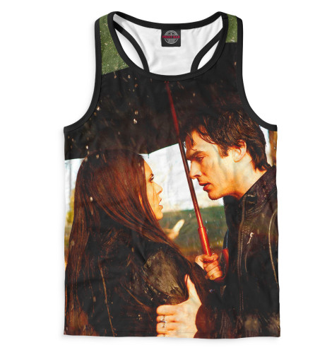 

Майки борцовки Print Bar, Белый, Дневники вампира