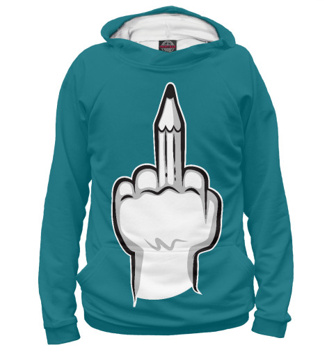 

Худи Print Bar, Белый, Карандаш