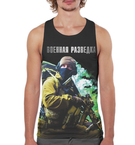 

Майки борцовки Print Bar, Белый, Военная разведка