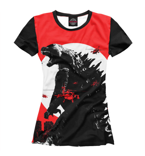 

Футболки Print Bar, Белый, Godzilla