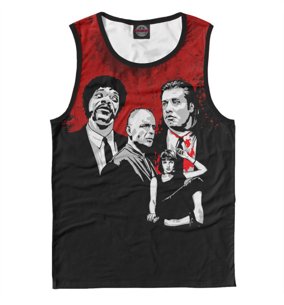 Майка для мальчика с изображением Pulp Fiction цвета Белый