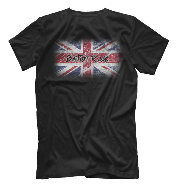 Футболка для мальчиков с изображением British rock music цвета Белый