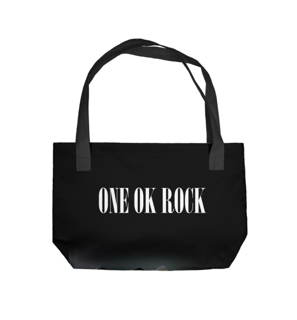 Пляжная сумка с изображением ONE OK ROCK цвета 