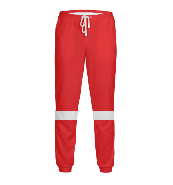 Мужские спортивные штаны с изображением Детройт Ред Уингз (форма) цвета Белый