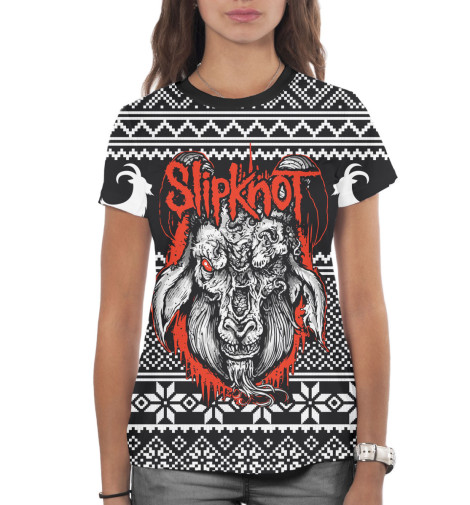 

Футболки Print Bar, Белый, Slipknot