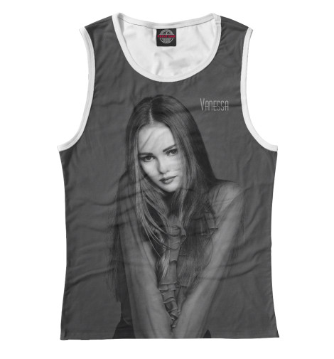 

Майки Print Bar, Белый, Ванесса Паради