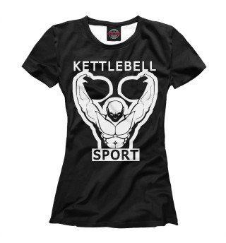 Женская футболка Гиревой спорт/Kettlebell sport