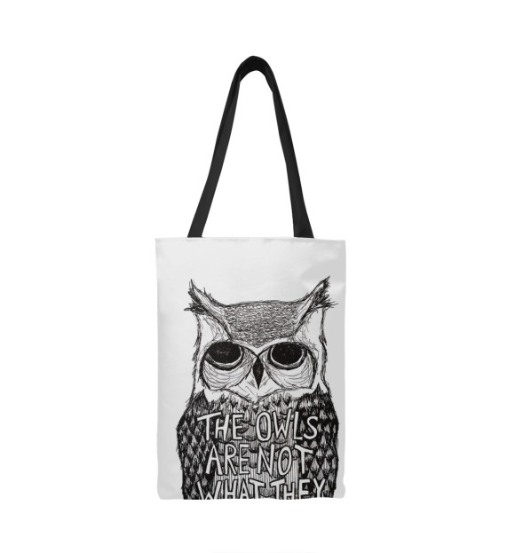 Сумка-шоппер с изображением Сова цвета 