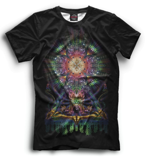 

Футболки Print Bar, Черный, Psychedelic