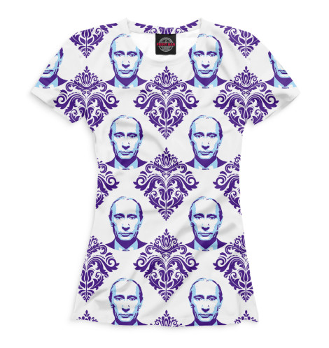 

Футболки Print Bar, Белый, Путин