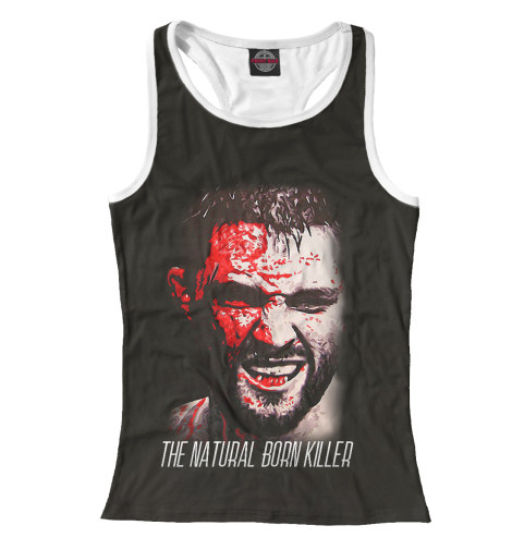 

Майки борцовки Print Bar, Белый, Carlos Condit - The Natural Born Killer