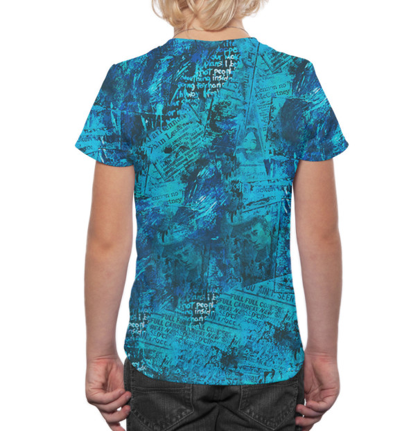 Футболка для мальчиков с изображением Джон Леннон цвета Белый