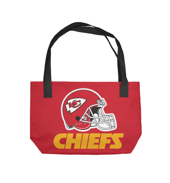 Пляжная сумка с изображением Kansas city chiefs цвета 