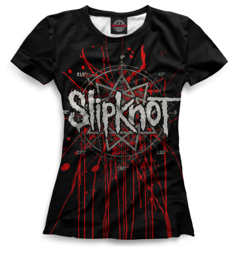 Футболки Print Bar, Белый, Slipknot