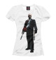 Женская футболка Hitman