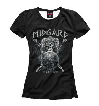 Женская футболка Мидгард