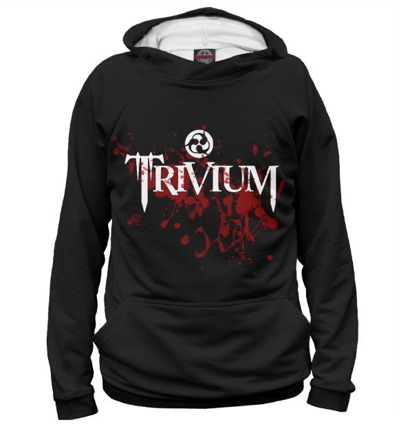 Женское худи с изображением Trivium цвета Белый