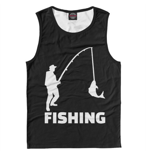 

Майки Print Bar, Белый, Рыбак