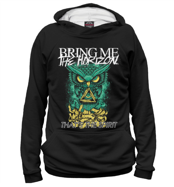 Женское худи с изображением Bring Me the Horizon цвета Белый