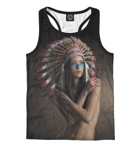 

Майки борцовки Print Bar, Белый, Девочка-индеец