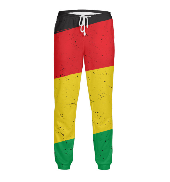 Мужские спортивные штаны с изображением Reggae цвета Белый