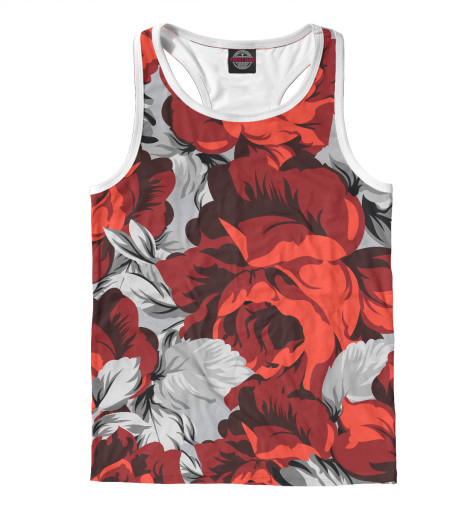 

Майки борцовки Print Bar, Белый, Розы