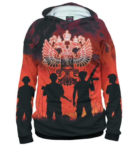 

Худи Print Bar, Белый, Солдаты