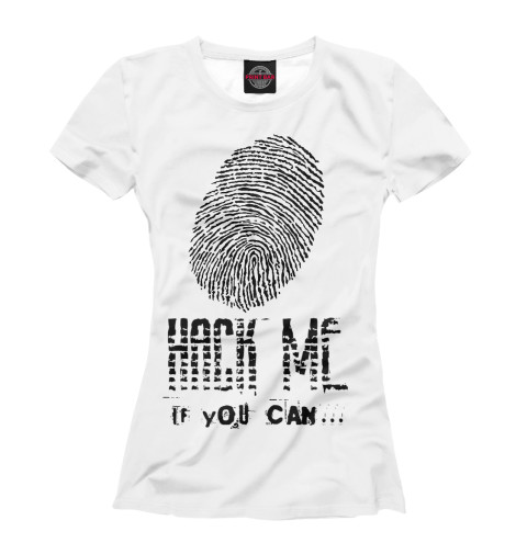 

Футболки Print Bar, Белый, Hack me