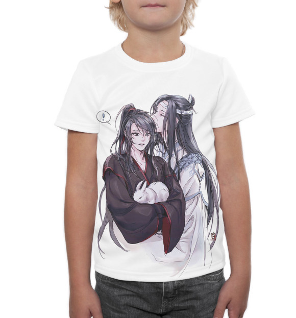 Футболка для мальчиков с изображением Магистр Дьявольского Культа цвета Белый