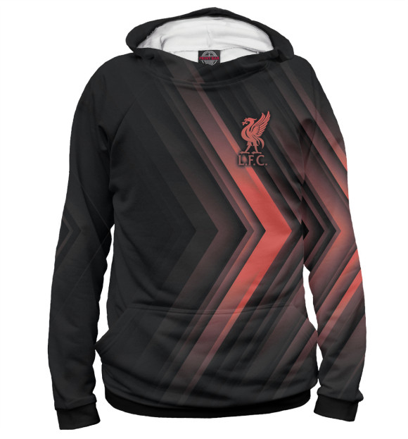Женское худи с изображением Liverpool F.C. цвета Белый
