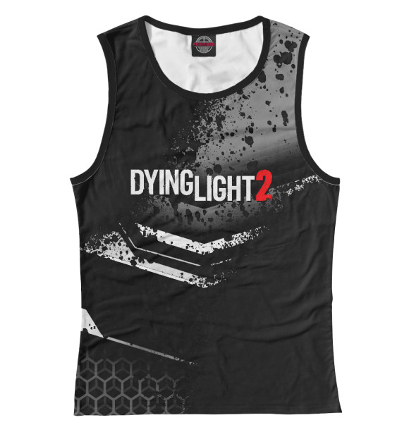 Майка для девочки с изображением Dying Light 2 цвета Белый