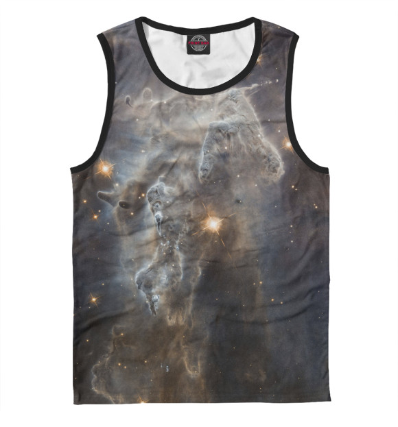 Майка для мальчика с изображением Космос цвета Белый