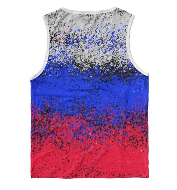 Майка для мальчика с изображением Флаг России цвета Белый