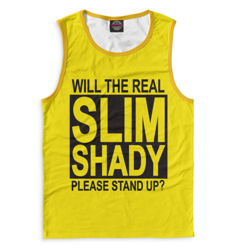 

Майки Print Bar, Белый, Eminem