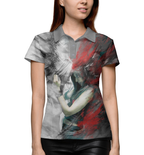 

Поло Print Bar, Белый, Двое