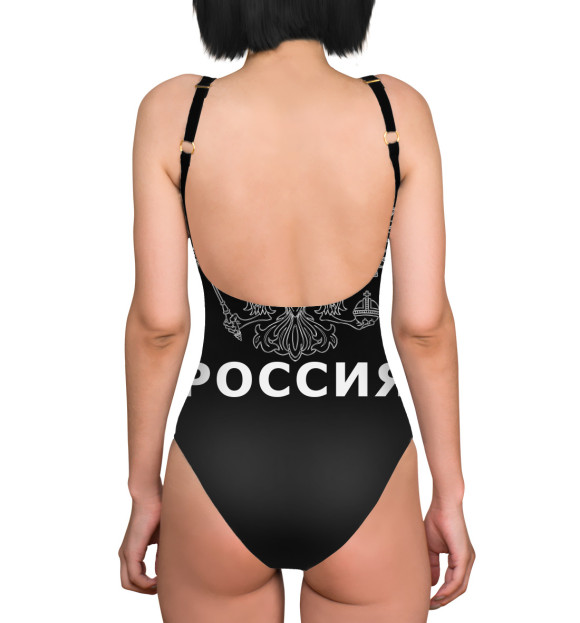 Купальник-боди с изображением Гиревой спорт цвета 