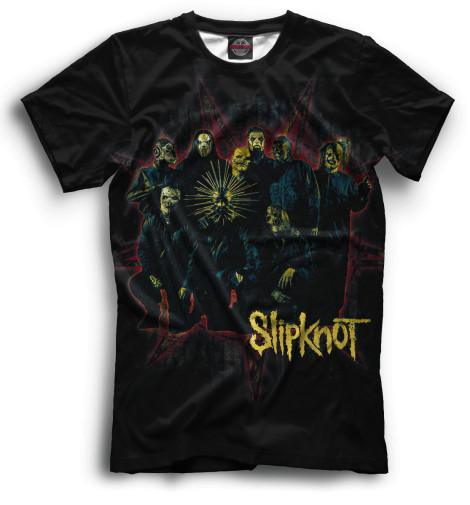 

Футболки Print Bar, Черный, Slipknot