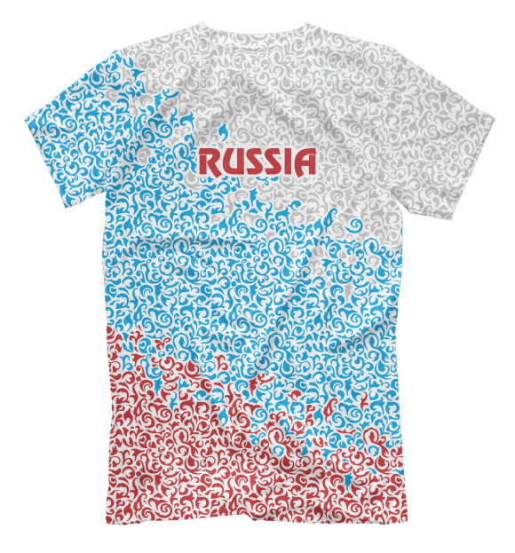 Мужская футболка с изображением Москва - регион 77 цвета Белый