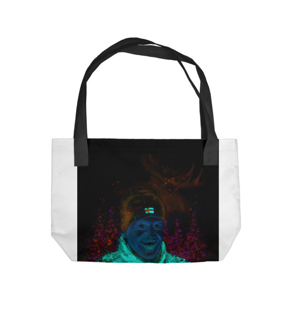 Пляжная сумка с изображением Тарей Бе цвета 