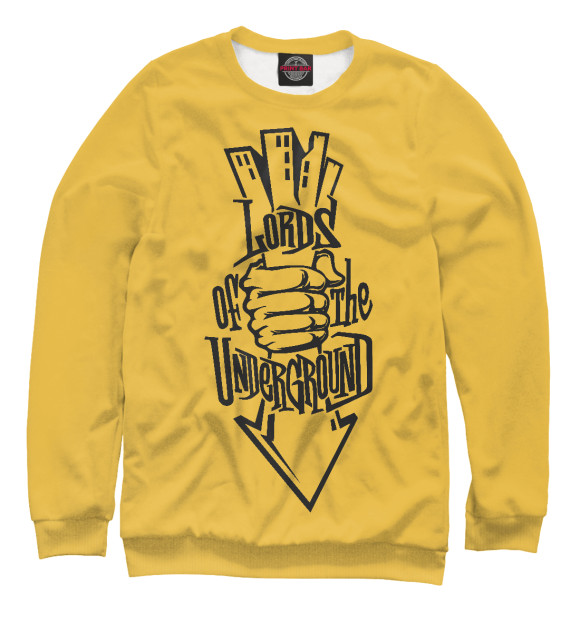 Свитшот для мальчиков с изображением Lords of the Underground цвета Белый