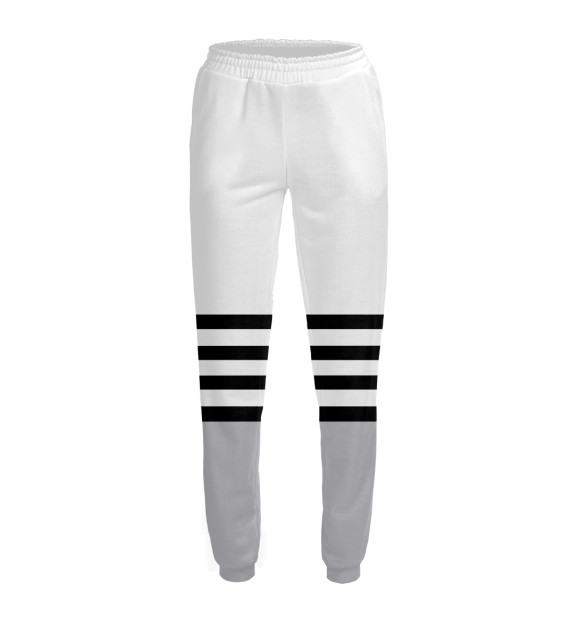 Женские спортивные штаны с изображением Такса в очках цвета Белый