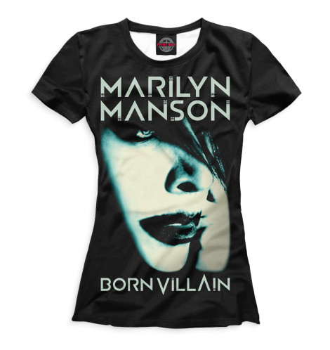 

Футболки Print Bar, Белый, Mаrilyn Manson