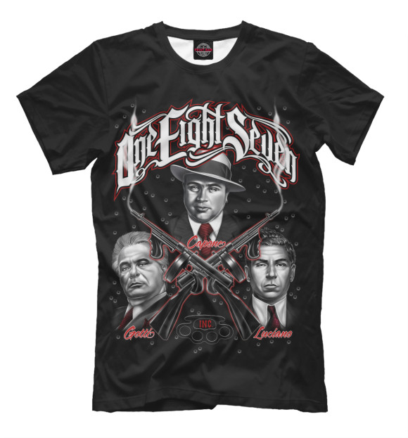 Футболка для мальчиков с изображением Ale Capone цвета Черный