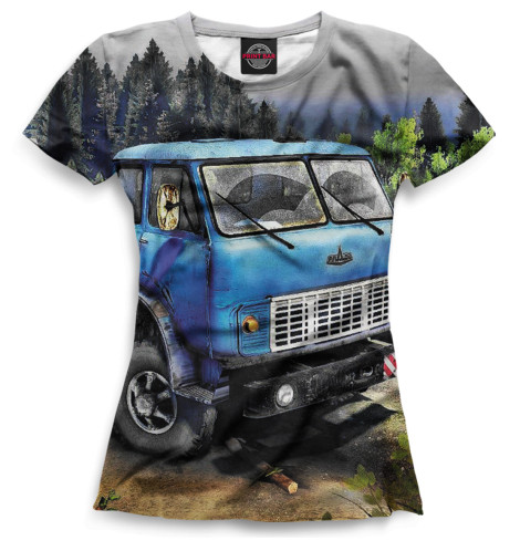 

Футболки Print Bar, Белый, Spintires