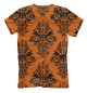 Мужская футболка Hallowen Orange Texture