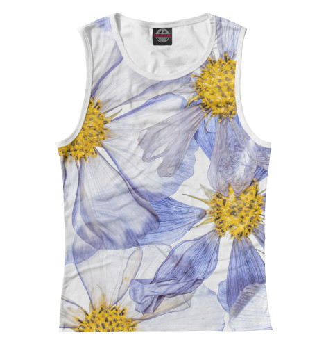 

Майки Print Bar, Белый, Цветы