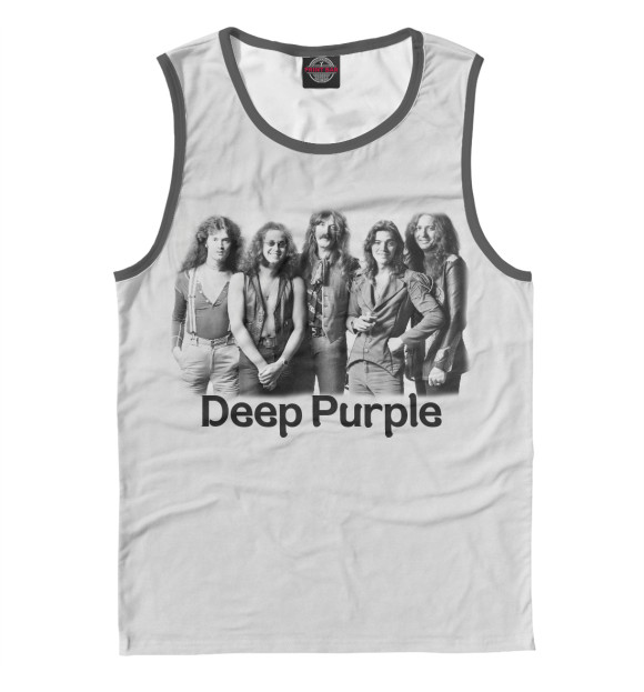 Мужская майка с изображением Deep Purple цвета Белый