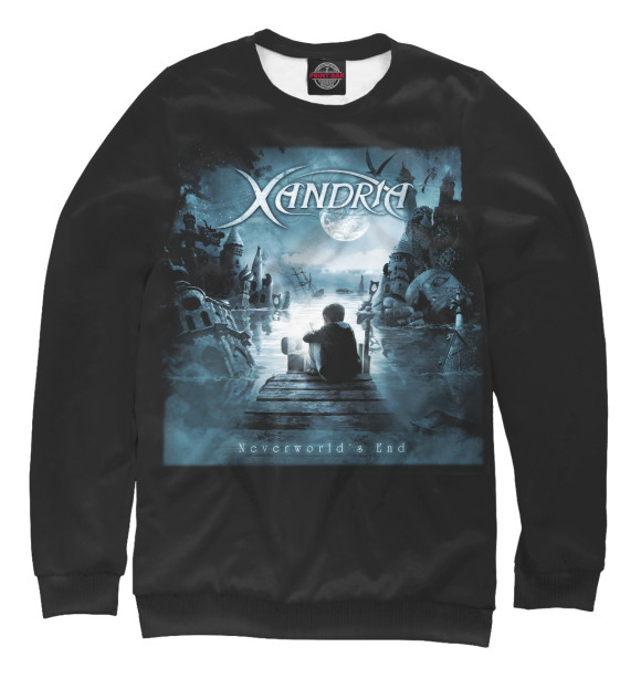 Женский свитшот с изображением Xandria цвета Белый